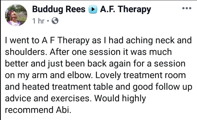 A.F. Therapy - Massage therapist