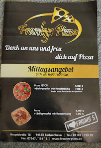 Livraison de pizzas Franky's Pizza & Döner Delivery Sachsenheim à Sachsenheim - menu / carte