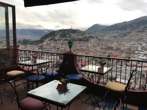 Charming terraces in Quito