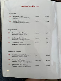 Zur alten Münz à Speyer menu