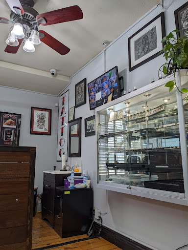 Explore chest and arm tattoo ideas, creative tattoo ideas in Hayward, available at Simms Ink