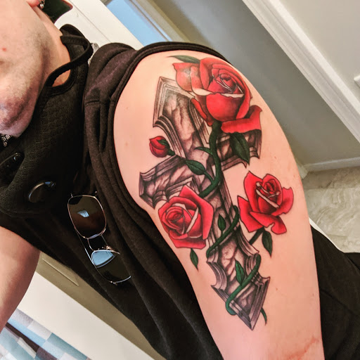 Explore veni vidi vici tattoo ideas, creative tattoo ideas in Asheville, available at Victory Blvd Tattoo