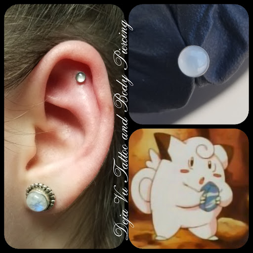 Explore lower arm half sleeve tattoo ideas, creative tattoo ideas in Baton Rouge, available at Deja Vu Piercing Studio