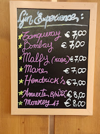 Menu / carte de Bar Sani à Mori