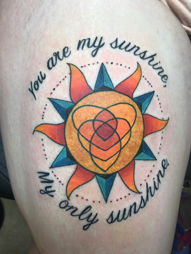 Explore mom of 2 tattoo ideas, creative tattoo ideas in Kearney, available at Bread N Butter Tattoo