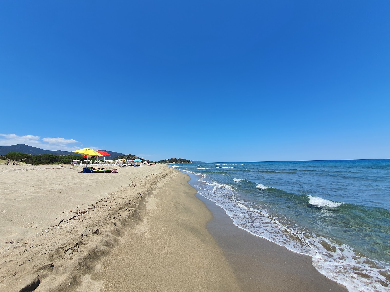 Foto von Spiaggia di Colostrai mit sehr sauber Sauberkeitsgrad