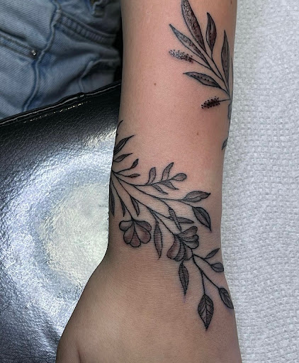 Explore hand tattoo ideas woman, creative tattoo ideas in Peoria, available at Modern Ink Tattoo