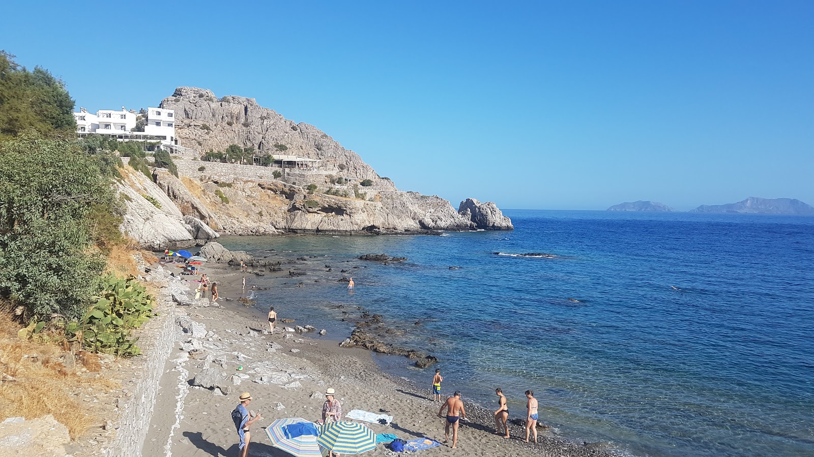 Foto af Agios Pavlos beach og bosættelsen