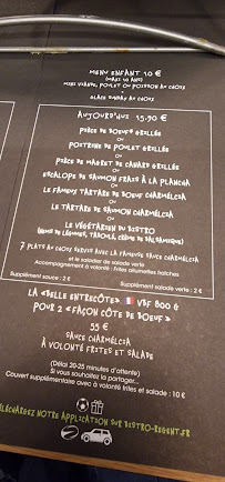 Bistro Régent Lyon La Part Dieu à Lyon menu