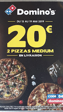 Pizzeria Domino's Pizza Paris 17 - Batignolles à Paris (la carte)