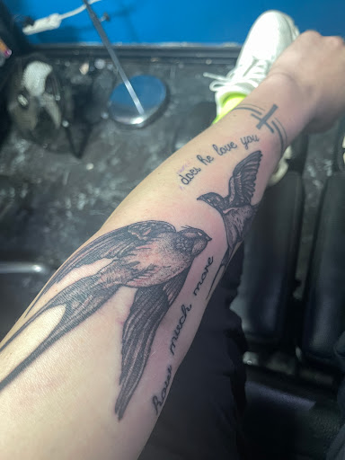 Explore goth tattoo ideas, creative tattoo ideas in Anniston, available at Infinity Ink