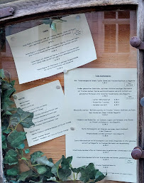 Restaurant Cafe Fontane à Lübbenau (le menu)