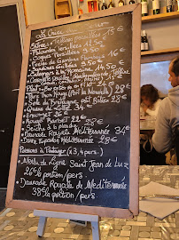 Menu / carte de La Criée des gourmands à Toulouse