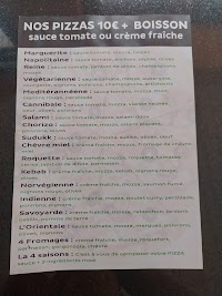 Menu du Les 4 saisons à Digne-les-Bains