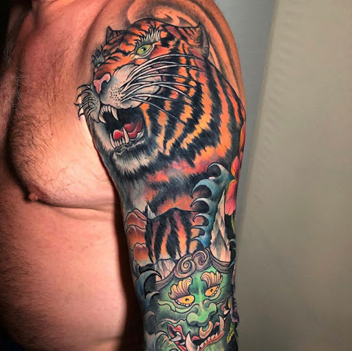 Explore christian tattoos ideas, creative tattoo ideas in Odessa, available at Black Cat Tattoo Company