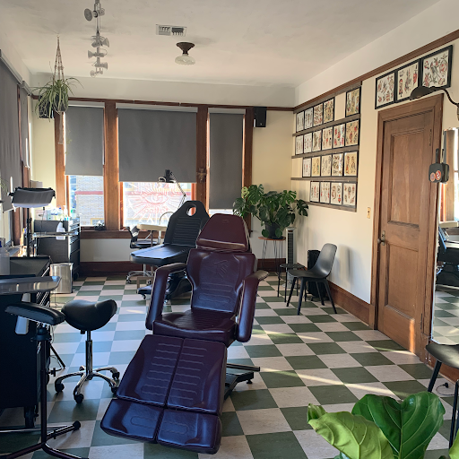 Explore 1 4 tattoo sleeve ideas, creative tattoo ideas in Astoria, available at Signal Tattoo