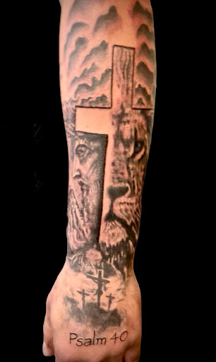 Explore tattoo cover up ideas for forearm, creative tattoo ideas in Hampton, available at Foley Inkd Tattoo Studio