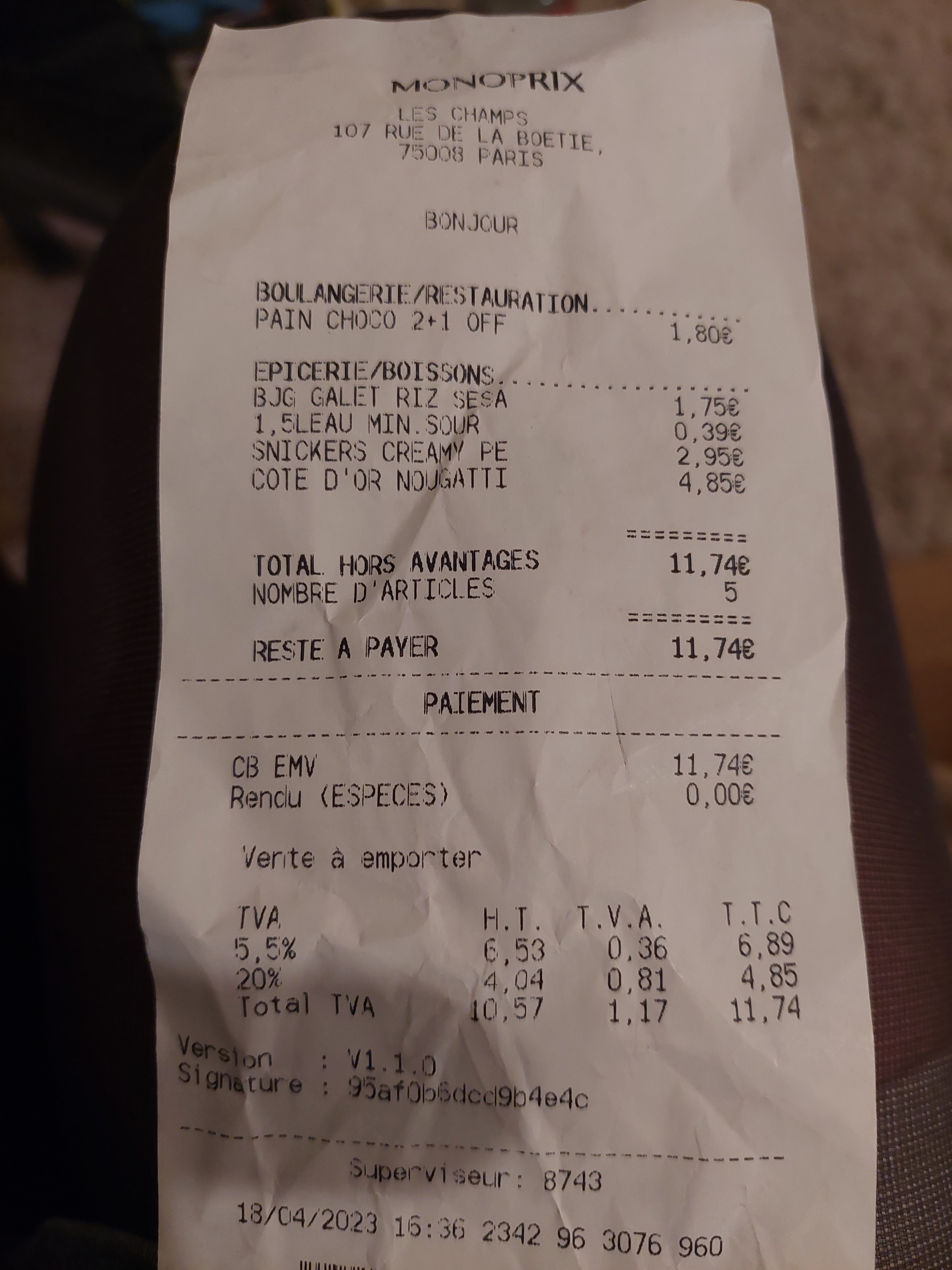 Photo n° 1 de l'avis de ISA.9 fait le 18/04/2023 à 17:52