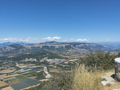 Montagne de Chabre, décollage Nord Hanggliders à Saléon