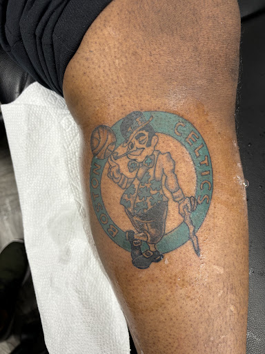 Explore monogram tattoo ideas, creative tattoo ideas in Mattapan, available at Famous Touch Tattoos