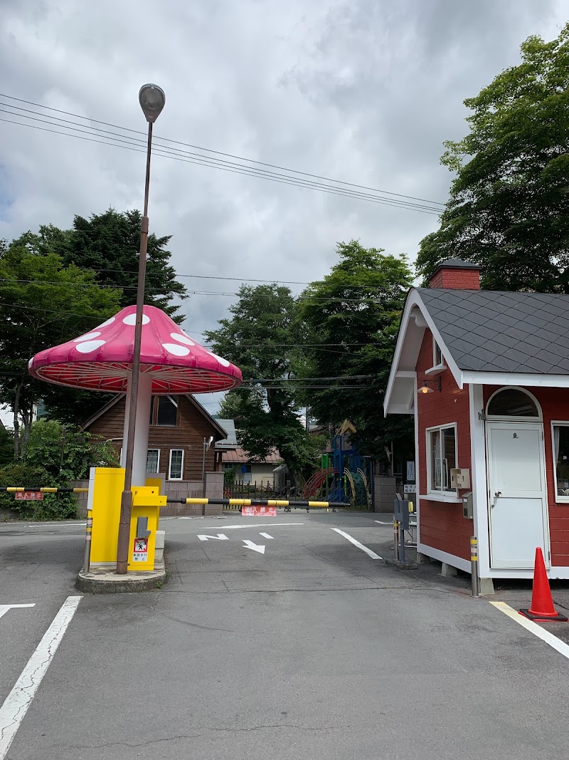 幸運のきのこ駐車場 軽井沢銀座パーキング