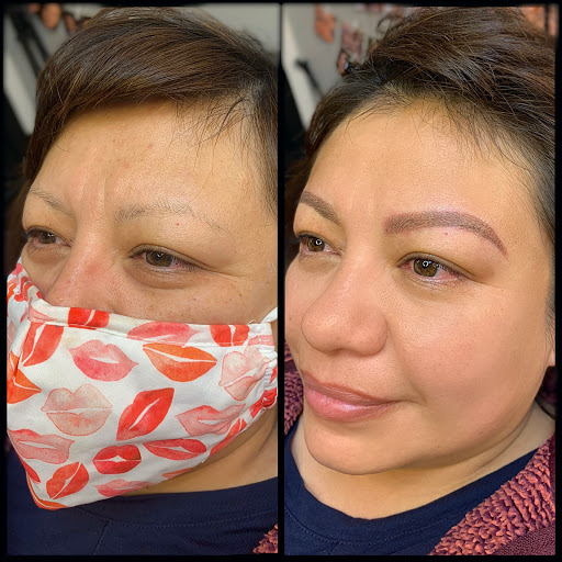 Explore dog grooming tattoo ideas, creative tattoo ideas in Peoria Heights, available at BeautiFULL Brows By Jen Microblading - Permanent Makeup Wild Honey Beauty Studio