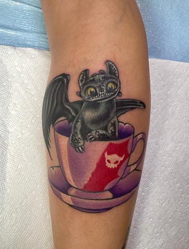 Explore women thigh tattoo ideas, creative tattoo ideas in Las Vegas, available at Sapphire Tattoo Studio