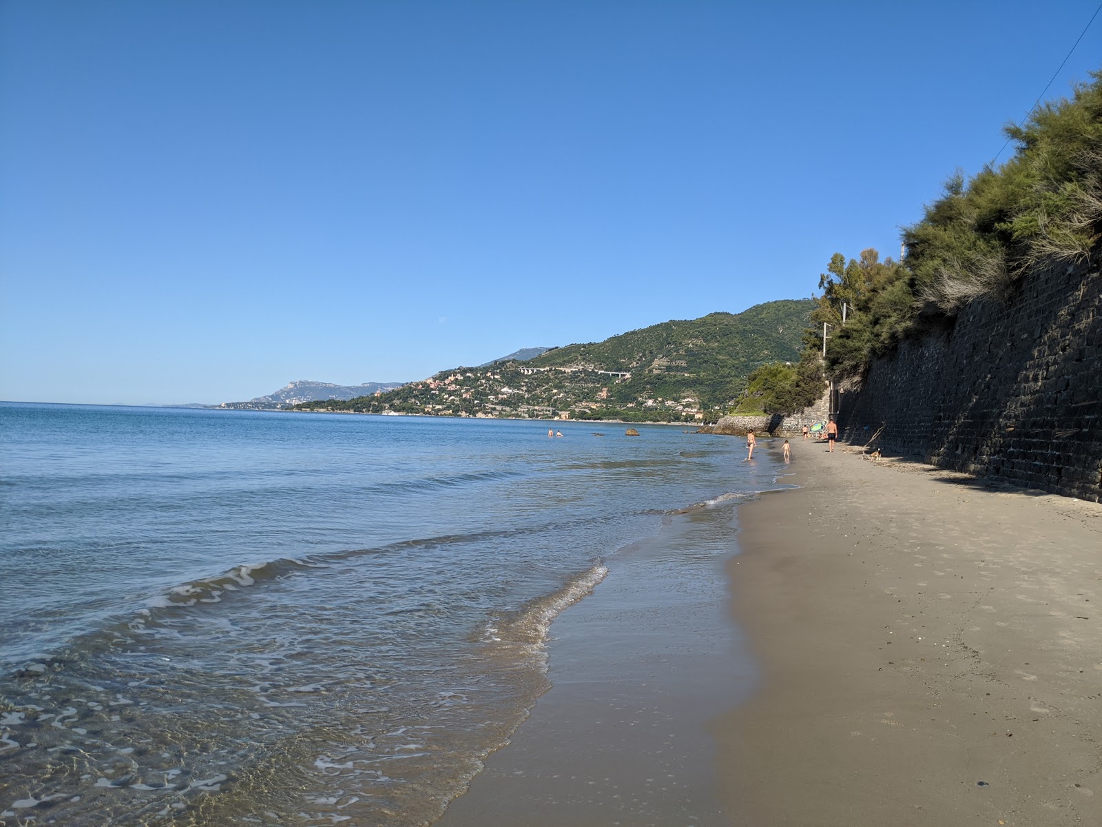 Le Calandre beach的照片 带有直岸
