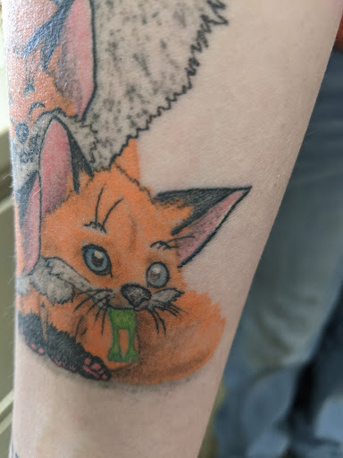 Explore leg sleeve tattoo ideas for men, creative tattoo ideas in Bremen, available at Third Planet Tattoos