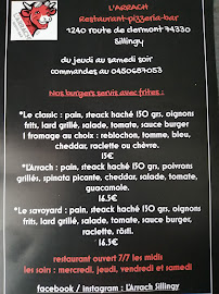 Restaurant Restaurant L'Arrach' à sillingy à Sillingy - menu / carte