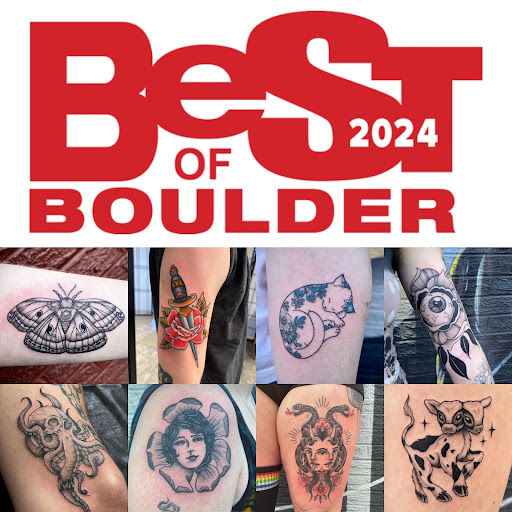 Explore number 8 tattoo ideas, creative tattoo ideas in Boulder, available at Claw and Talon Tattoo