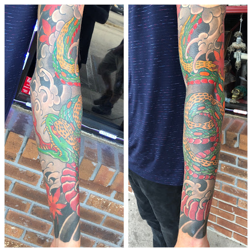 Explore tattoos add ons ideas, creative tattoo ideas in Jacksonville, available at Idle Hands Tattoo Co.