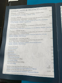 Restaurant de spécialités à base de poisson-pêcheur Restaurant Brasserie de la mer à Calais (le menu)