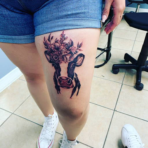 Explore cyberpunk 2077 tattoo ideas, creative tattoo ideas in San Diego, available at High Class Tattoo SD