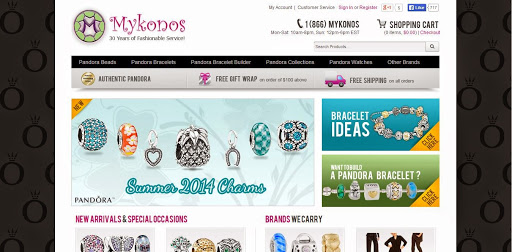 Jewelry Store «Mykonos Pandora Jewelry», reviews and photos, 493 Wilmington Pike, Glen Mills, PA 19342, USA