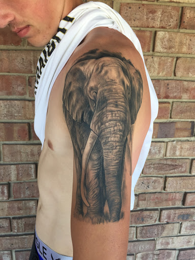 Explore macabre tattoo ideas, creative tattoo ideas in Tallmadge, available at Killjoy tattoo