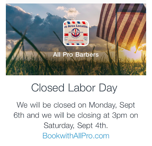 Barber Shop «All Pro Barbers», reviews and photos, 3325 Lithia Pinecrest Rd, Valrico, FL 33594, USA