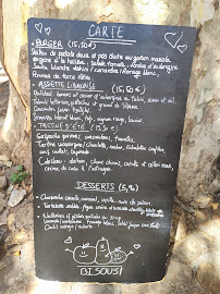 Café du Temps à Aix-en-Provence carte