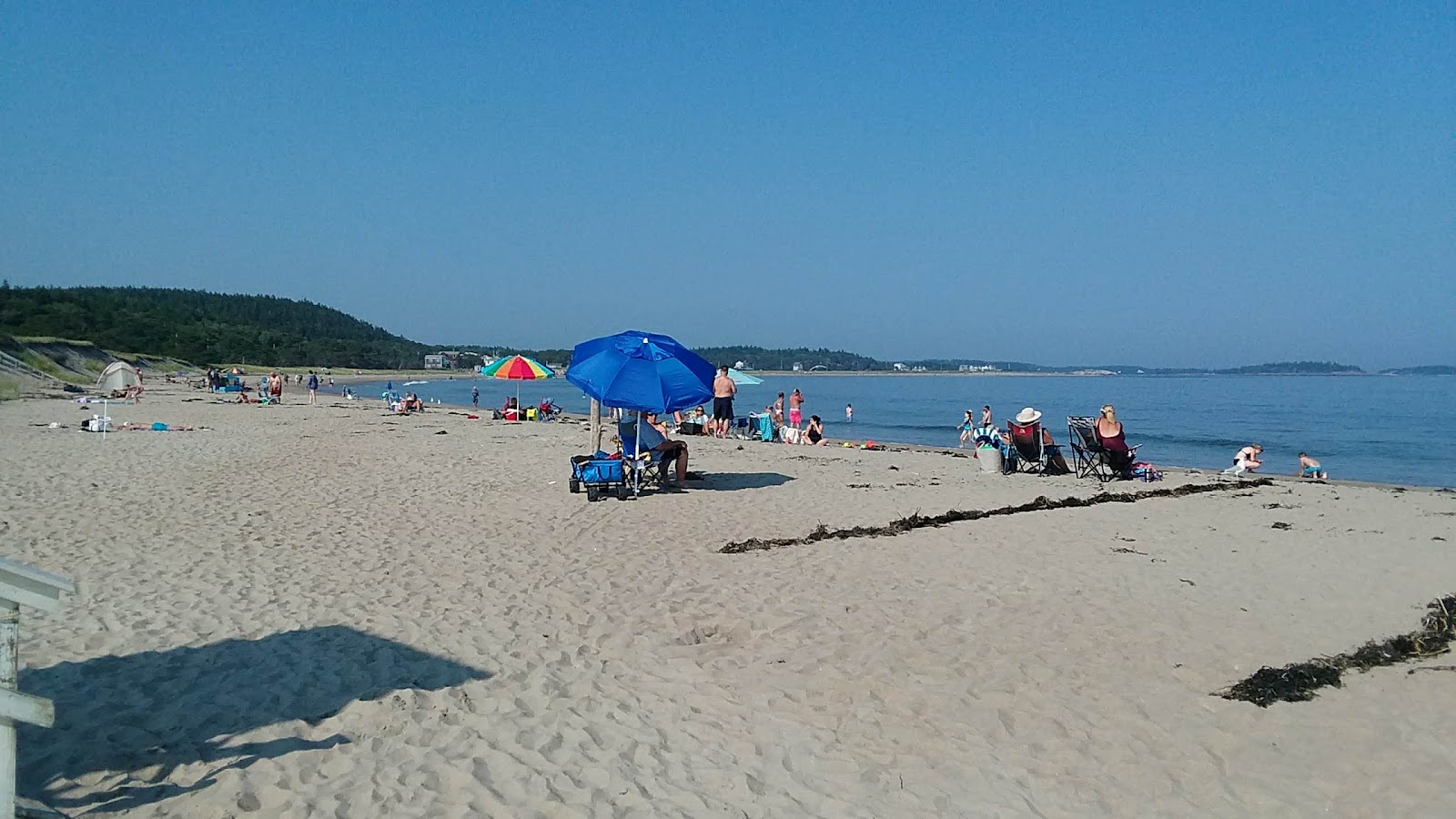 Photo de Popham beach situé dans une zone naturelle