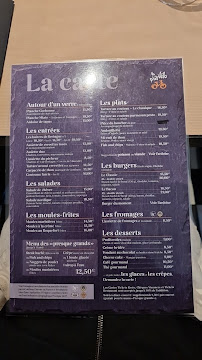 Menu du Au P'tit Velo à Quiberon