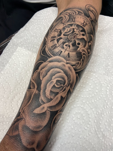 Explore leg tattoo ideas woman, creative tattoo ideas in Everett, available at Ferry Street Ink