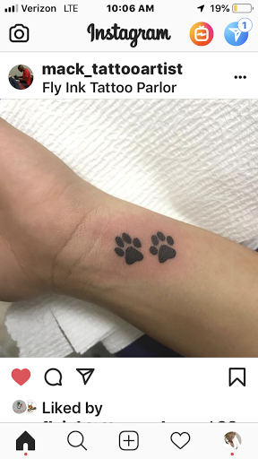 Explore snoopy tattoo ideas, creative tattoo ideas in Dallas, available at Fly Ink, Inc.