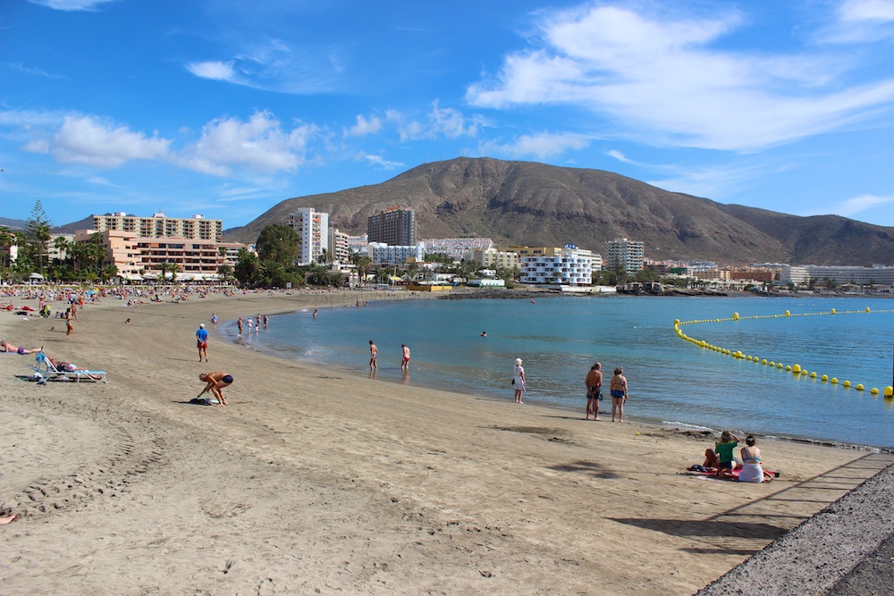 Photo of Playa de Los Cristianos and the settlement