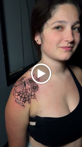 Explore camper tattoo ideas, creative tattoo ideas in Indianapolis, available at Inkfam Tattoo Gallery
