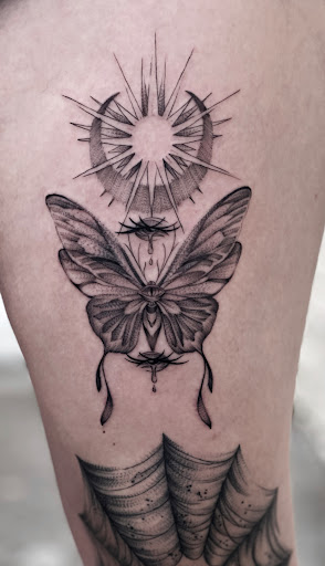 Explore script tattoo ideas for guys, creative tattoo ideas in Saint Petersburg, available at Buku Tattoo Studio