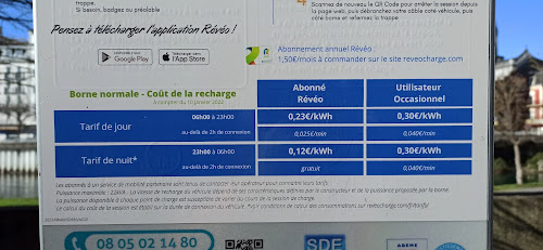 Borne de recharge de véhicules électriques RÉVÉO Charging Station Lourdes