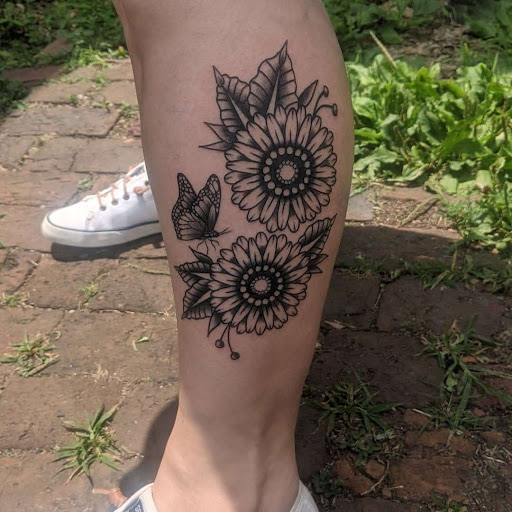 Explore drip tattoo ideas, creative tattoo ideas in Lawrence, available at Standard Electric Tattooing