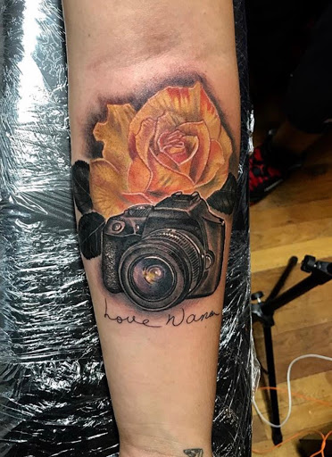 Explore mother son matching tattoo ideas, creative tattoo ideas in Silver City, available at Independent Ink Tattoo
