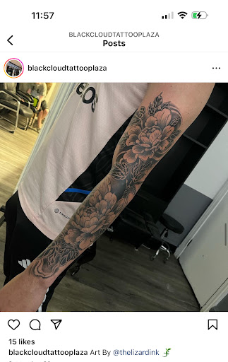 Explore ezra tattoo ideas, creative tattoo ideas in Charlotte, available at Black Cloud Tattoo and Piercing