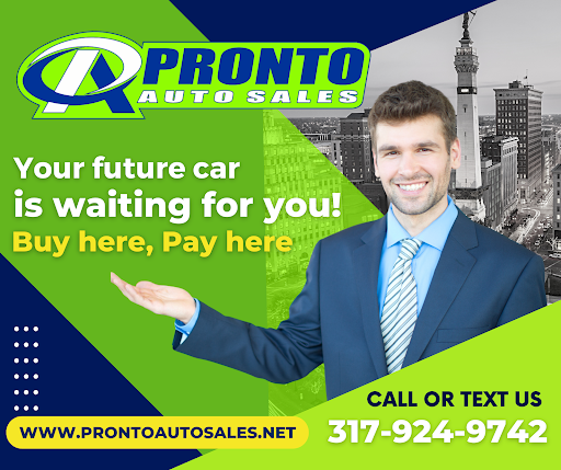 Used Car Dealer «Pronto Auto Sales», reviews and photos, 2545 Lafayette Rd, Indianapolis, IN 46222, USA